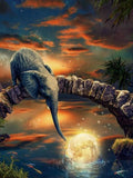Baby Elephant at Fantasy Place - diamond-painting-bliss.myshopify.com