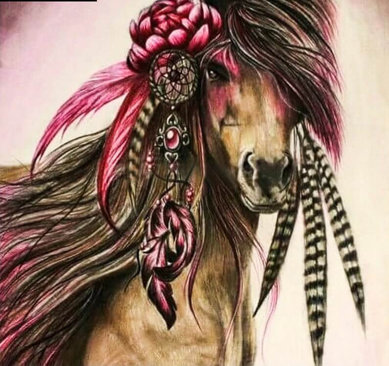 Beautiful Horse Painting - diamond-painting-bliss.myshopify.com