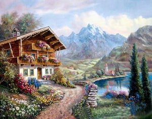 Beautiful House - Reint Withaar - diamond-painting-bliss.myshopify.com