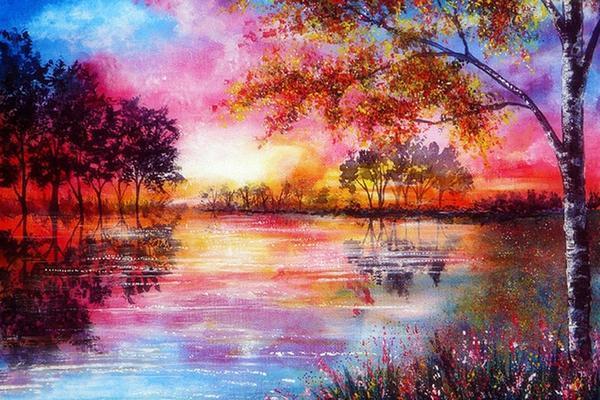 Beautiful Landscape Painting - diamond-painting-bliss.myshopify.com