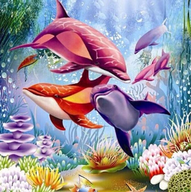 Beautiful Sea Life Painting Kit - diamond-painting-bliss.myshopify.com