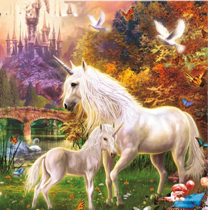 Beautiful Unicorns & Amazing Castle - diamond-painting-bliss.myshopify.com