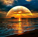 Beauty of Setting Sun Diamond Painting - diamond-painting-bliss.myshopify.com