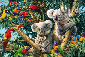 Birds & Koalas on Trees - diamond-painting-bliss.myshopify.com