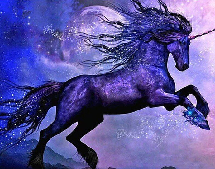 Black Unicorn - diamond-painting-bliss.myshopify.com