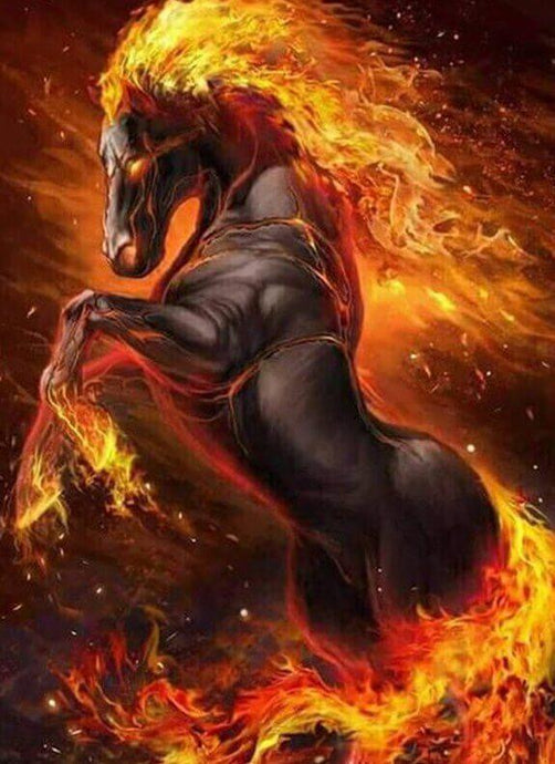 Blazing Horse - diamond-painting-bliss.myshopify.com