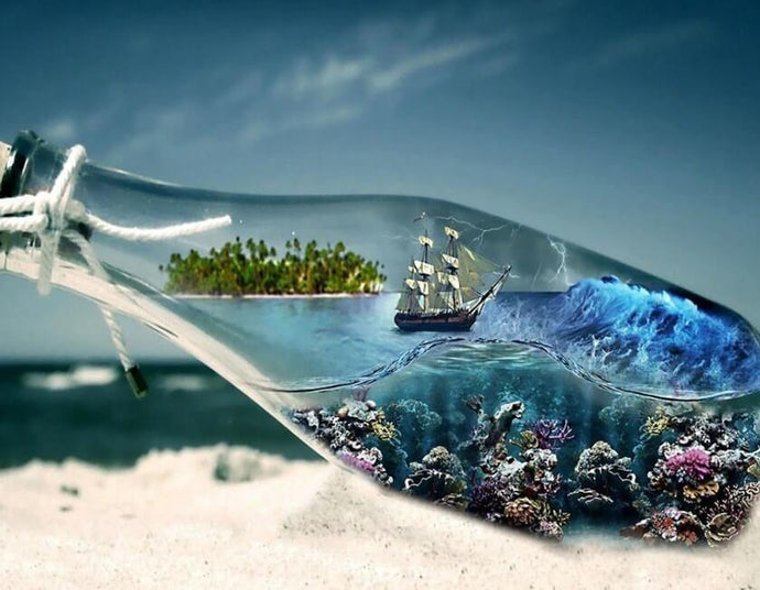Bottle Landscape Painting Kit - diamond-painting-bliss.myshopify.com