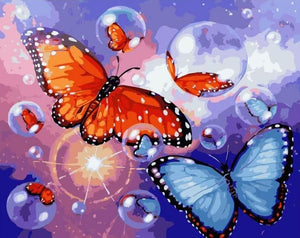 Bubbles & Butterflies Diamond Painting - diamond-painting-bliss.myshopify.com