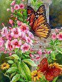 Butterflies on Flowers - diamond-painting-bliss.myshopify.com
