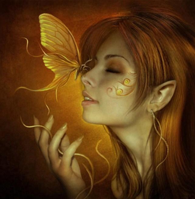Butterfly Girl - Paint by Diamonds - diamond-painting-bliss.myshopify.com