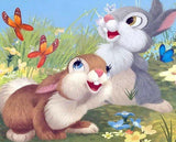 Cartoon Rabbits & Butterflies - diamond-painting-bliss.myshopify.com