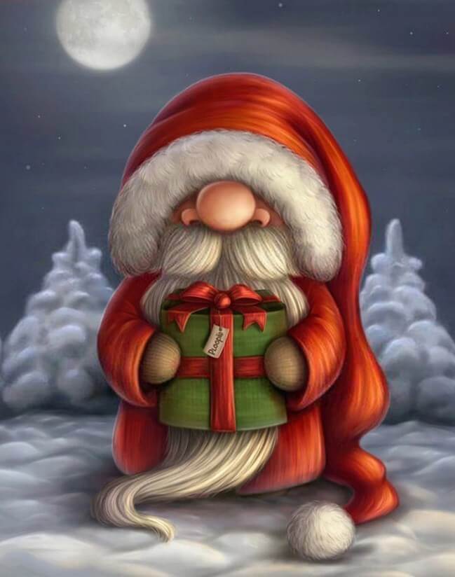 Cartoonist Santa Claus - diamond-painting-bliss.myshopify.com