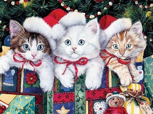 Cats on Christmas - diamond-painting-bliss.myshopify.com