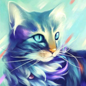 Charming Cat - Paint with Diamonds - diamond-painting-bliss.myshopify.com
