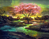 Cherry Blossom Painting Kit - diamond-painting-bliss.myshopify.com