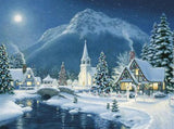 Christmas Village - Paint with Diamonds - diamond-painting-bliss.myshopify.com