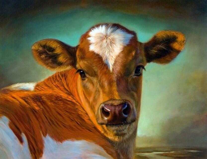 Cow DIY Diamond Painting - diamond-painting-bliss.myshopify.com