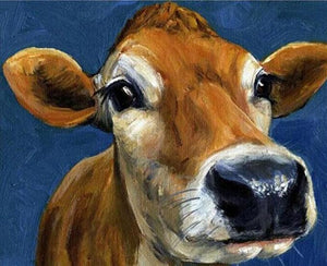 Cow Face Close up Diamond Painting - diamond-painting-bliss.myshopify.com