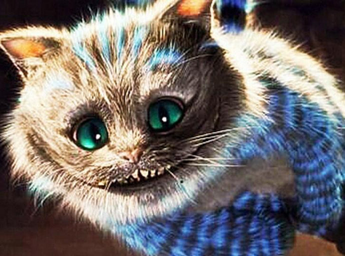Creepy Cheshire Cat Diamond Painting - diamond-painting-bliss.myshopify.com