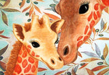 Cute Baby Giraffe & Mother - diamond-painting-bliss.myshopify.com