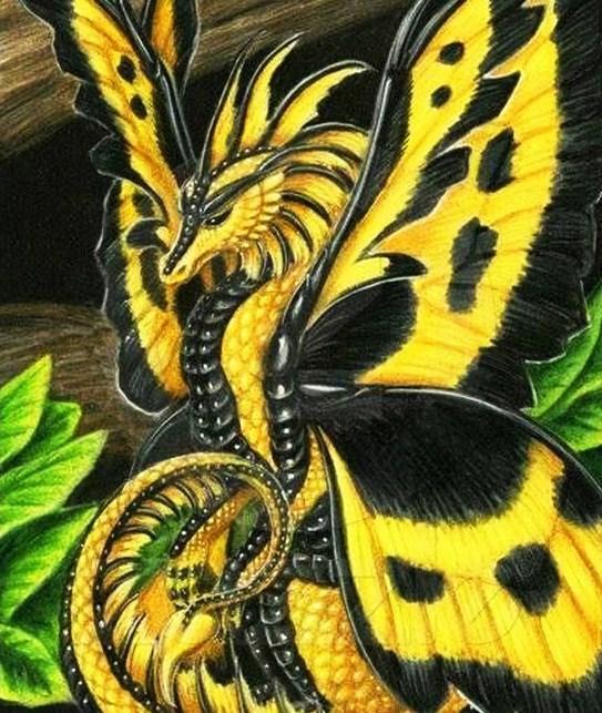 Dragon Butterfly - Diamond Painting Kit - diamond-painting-bliss.myshopify.com