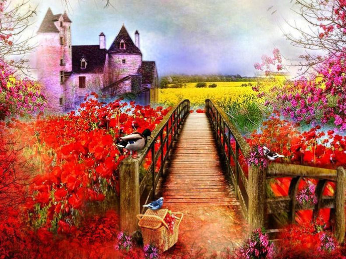 Fabulous Flower Garden Diamond Painting - diamond-painting-bliss.myshopify.com