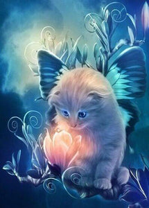 Fairy Kitty Painting Kit - diamond-painting-bliss.myshopify.com