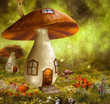 Fantasy Mushroom House - Diamond Painting Kit - diamond-painting-bliss.myshopify.com