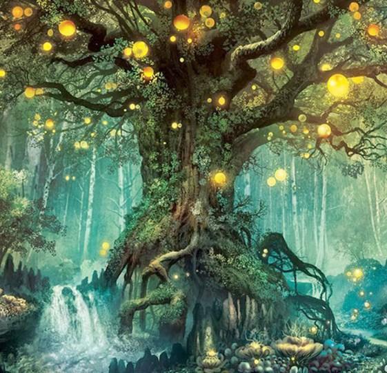 Fantasy Tree of Light Painting Kit - diamond-painting-bliss.myshopify.com
