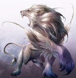 Fantasy White Lion Art Kit - diamond-painting-bliss.myshopify.com