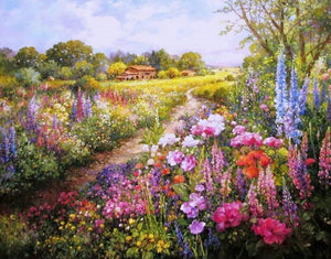 Field of Colorful Flowers - diamond-painting-bliss.myshopify.com