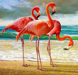 Flamingos on the Beach - diamond-painting-bliss.myshopify.com