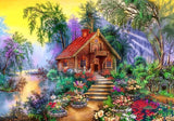 Flowers & House Scenery Painting Kit - diamond-painting-bliss.myshopify.com
