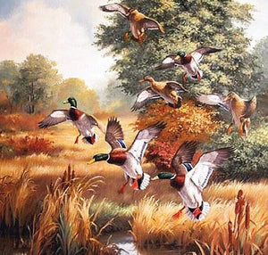 Flying Ducks Diamond Painting - diamond-painting-bliss.myshopify.com