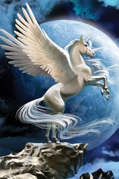 Flying Horse - Paint by Diamonds - diamond-painting-bliss.myshopify.com