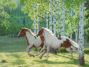 Forest Horses - Diamond Painting Kit - diamond-painting-bliss.myshopify.com