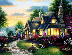 Forest House  by Milind Mulick - diamond-painting-bliss.myshopify.com
