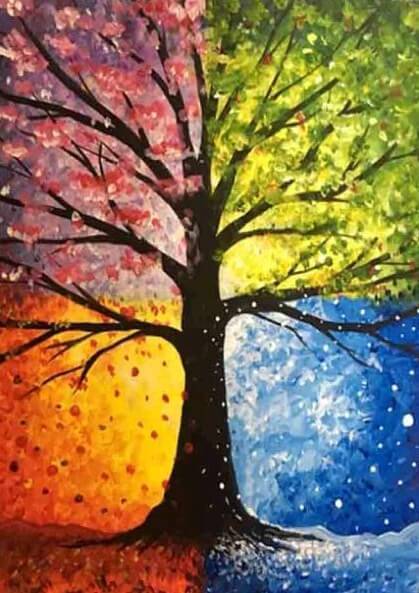 Four Seasons Diamond Painting - diamond-painting-bliss.myshopify.com