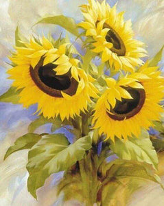 Fresh Sunflowers Painting Kit - diamond-painting-bliss.myshopify.com