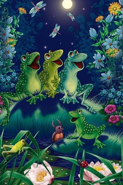 Frogs & Dragon Flies - diamond-painting-bliss.myshopify.com
