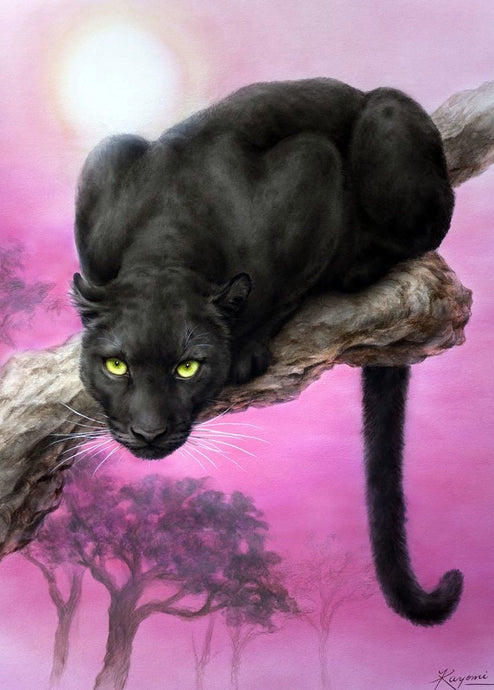 Gazing Black Panther Diamond Painting - diamond-painting-bliss.myshopify.com
