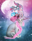 Glamorous Cat - Paint by Diamonds - diamond-painting-bliss.myshopify.com