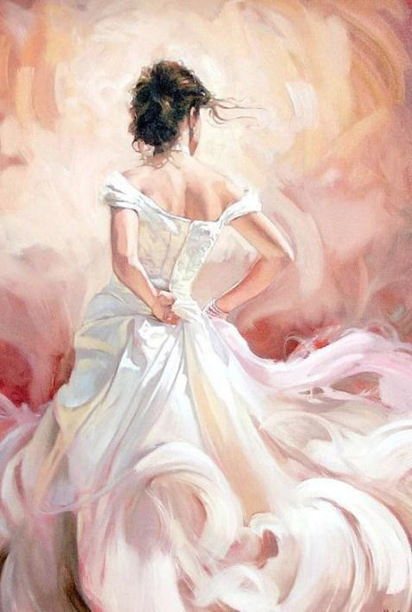 Glamorous Dancing Girl Diamond Painting - diamond-painting-bliss.myshopify.com