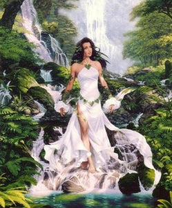 Goddess of Fresh Water - Paint with Diamonds - diamond-painting-bliss.myshopify.com