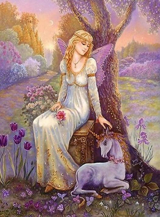 Goddess of Unicorns - Paint with Diamonds - diamond-painting-bliss.myshopify.com