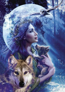 Goddess of the Moon & Hunt - diamond-painting-bliss.myshopify.com