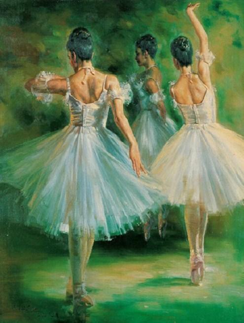 Group of Ballet Dancers - Paint by Diamonds - diamond-painting-bliss.myshopify.com