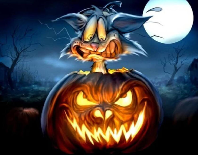 Halloween Scary Night - diamond-painting-bliss.myshopify.com