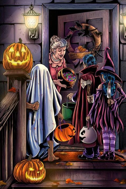 Halloween Spook by Tom Shropshire - diamond-painting-bliss.myshopify.com