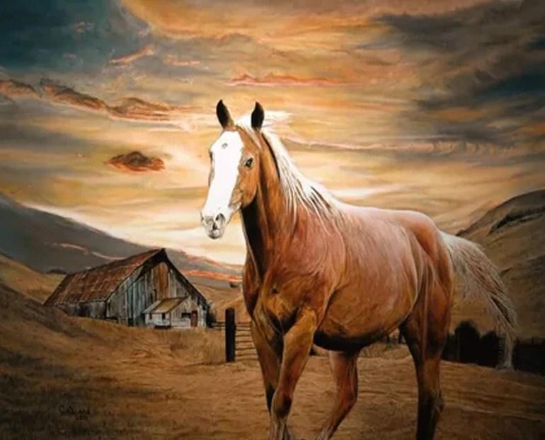 Horse DIY Painting - diamond-painting-bliss.myshopify.com